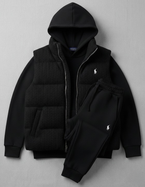 RL™ Ensemble Complet – Gilet, Pantalon & Pull