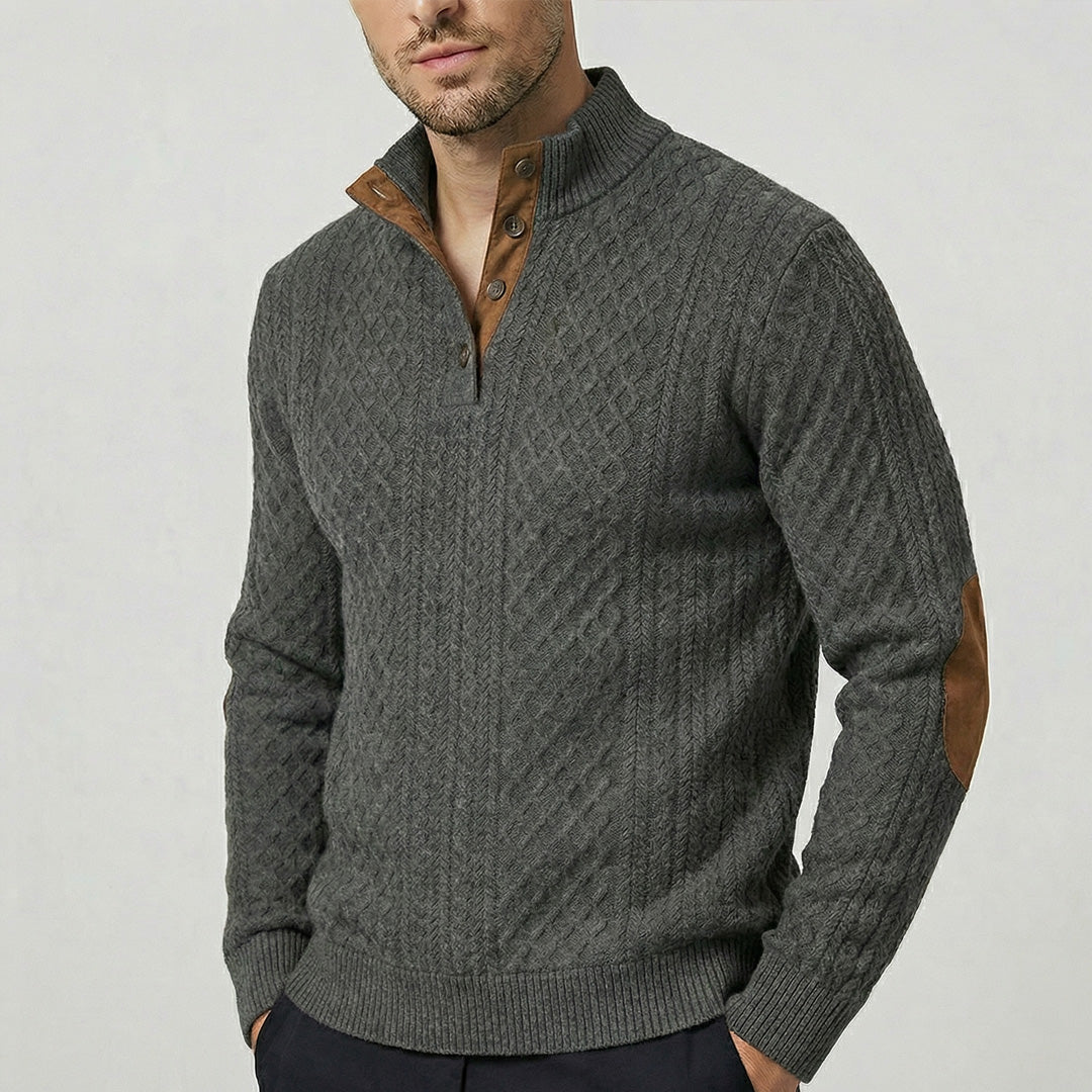 Crown - Classic High Collar Pullover