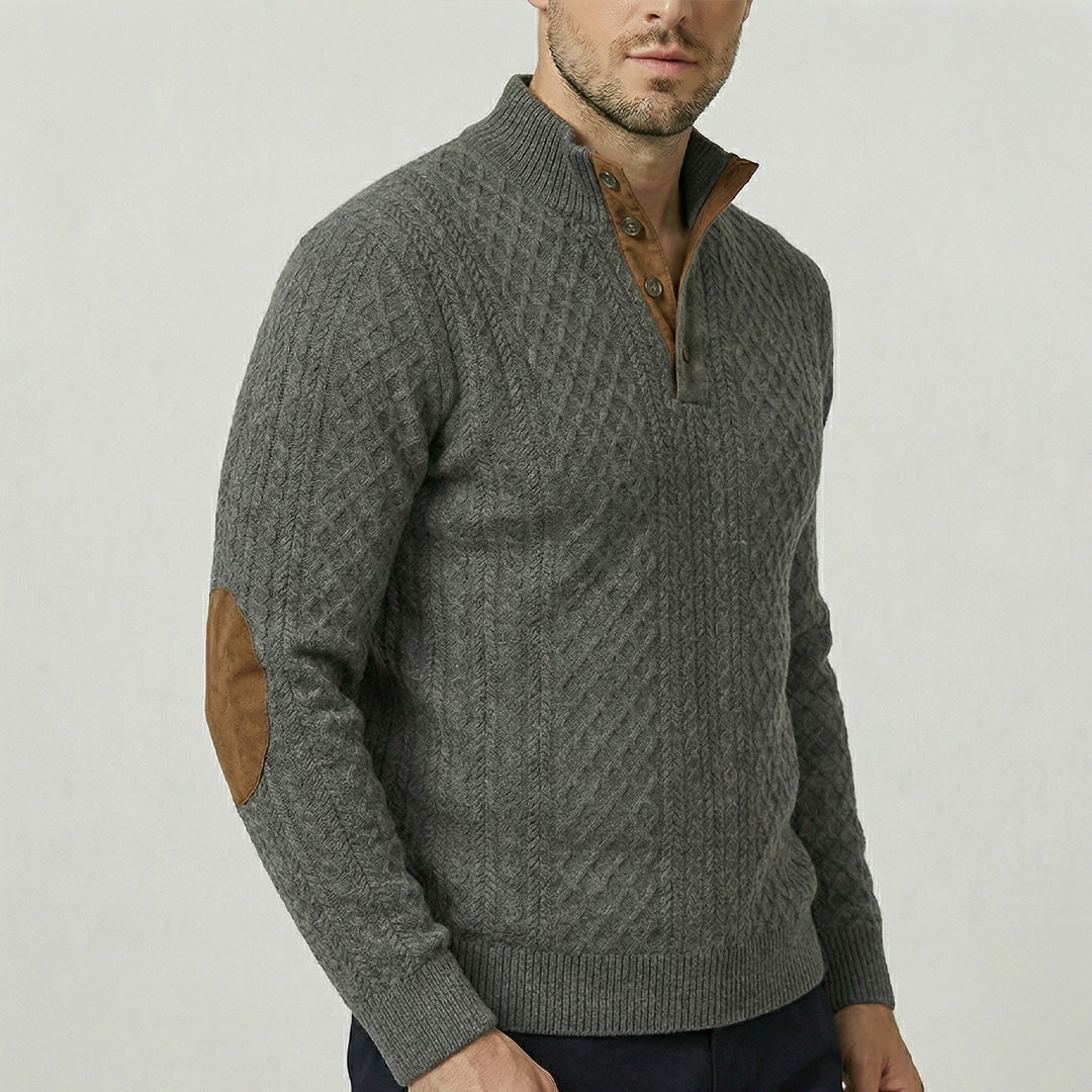 Crown - Classic High Collar Pullover